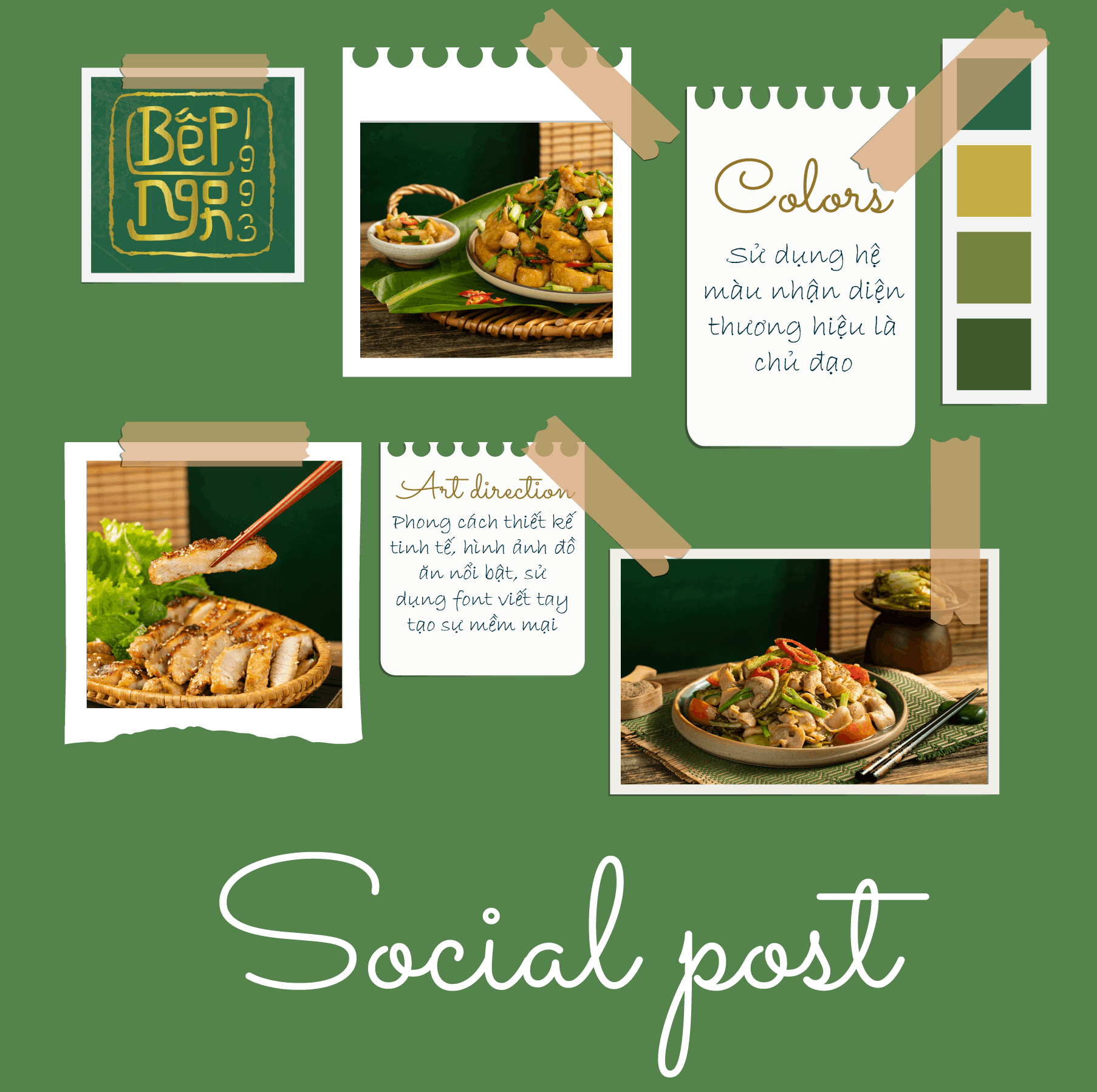 Social post Bếp ngon 1993